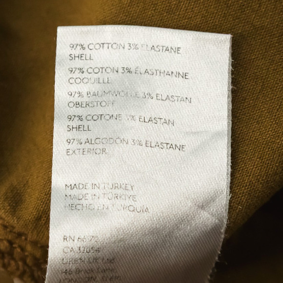 Free People Size 10 Billie Chino Brown Pleated Button High Waist Cotton Shorts - Picture 6 of 8